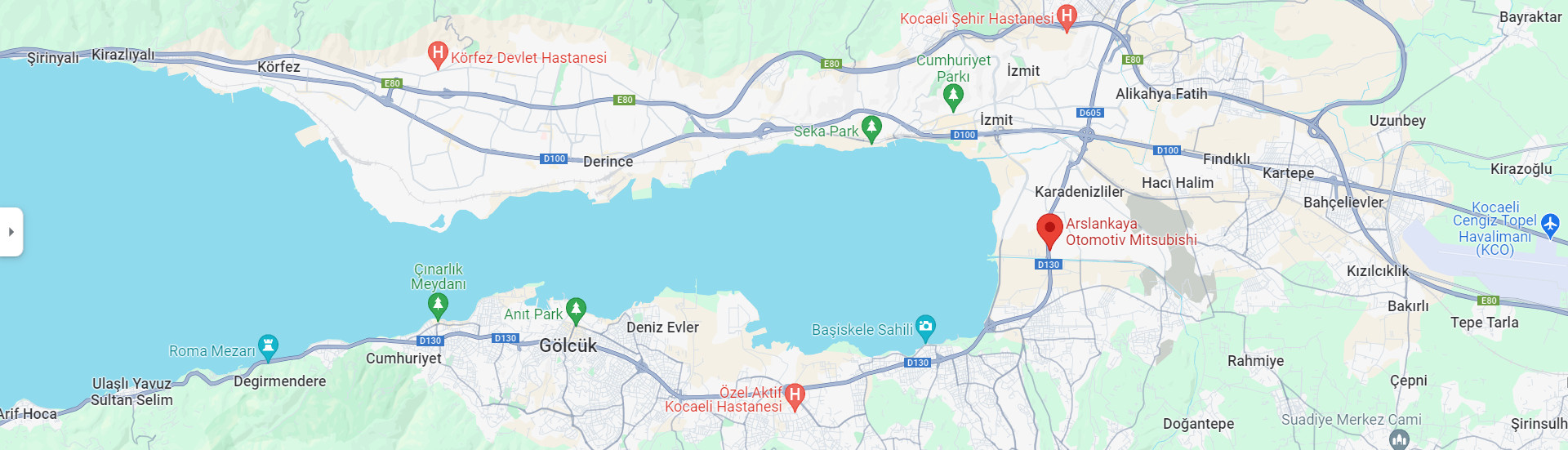 Arslankaya Mitsubishi Yol Tarifi